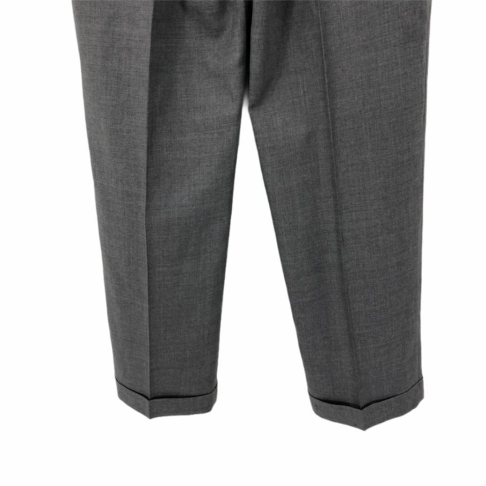 Chaps Mens Gray Cashmere Dress Pants Size 32X32 - Picture 6 of 8